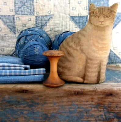 Early Antique Wood Shaker Apple Core Spool Original Surface - Image 1 of 4