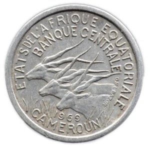1 FRANC 1969 CAMEROUN / CAMEROON - Etats de l'Afrique Equatoriale - 02 - Picture 1 of 2