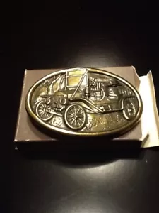 New Avon Model A Americana Belt Buckle. NOS 1985 Car Collectible - Picture 1 of 3