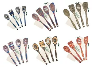 Island Bamboo 4-Piece Pakka Wooden Utensil Set Kitchen Spoons Cooking Tools - Picture 1 of 28