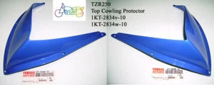 Yamaha TZR250 Top Cowling Protector L/R NOS Nose Cover 1KT-2834V-10 1KT-2834W-10 - Picture 1 of 4