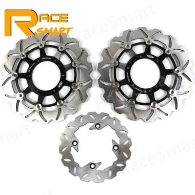 Rotores de disco de freno delanteros traseros para Honda CBR600F CBR600F4i 2001 - 2007 2006 2005 Foto 1 de 4