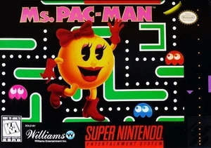 Ms. Pac Man SNES Great Condition Fast Shipping - Picture 1 of 1