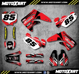 Kit completo de gráficos personalizados para pegatinas estilo excavadora Honda CR 85 2002 - 2014 - Imagen 1 de 3