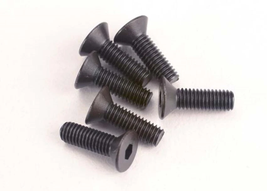 Traxxas 2551 Screws Countersunk Machine 3x10mm Revo (6) - Image 1 of 1