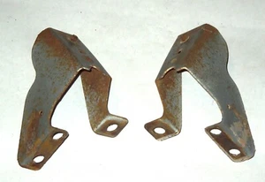 83 84 85 86 Nissan Datsun 720 Pickup OEM pair Rear Bumper Plate Brackets R L RL - Picture 1 of 10