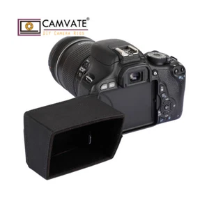 CAMVATE LCD Screen Hoods Sun Shield for 3" Fold-out Screen Camera/Camcorder - Picture 1 of 7