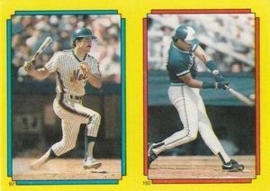1988 O-Pee-Chee Stickers (and Sticker Backs) Pick From List 1-107