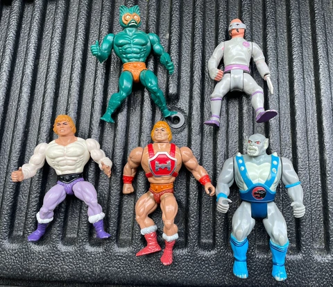 Vintage 1980s He Man MOTU, Thundercats Panthro & Child’s Play Ninja Figures Lot Cover