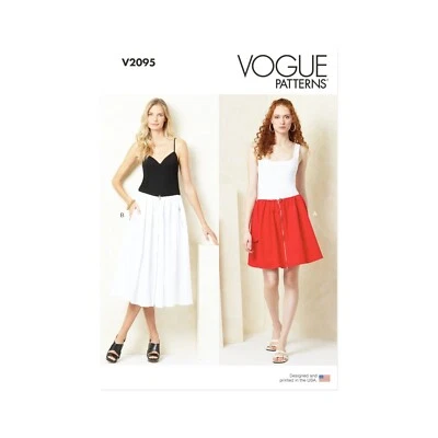 Vogue Schnittmuster V2095 - Rock - Reißverschluss und Dehnbund - Bild 1 von 4