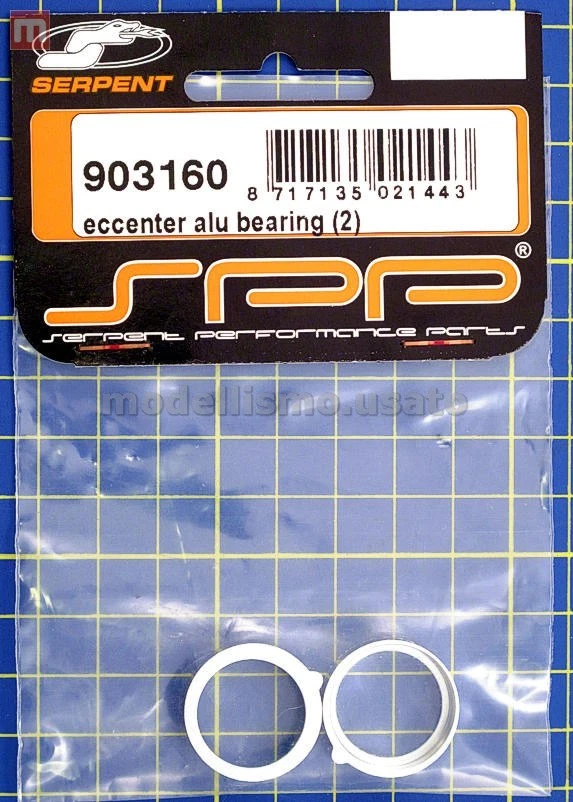 Serpent 903160 Eccentrici Alluminio (2) Eccenter Bearing Alu modellismo - Immagine 1 di 1