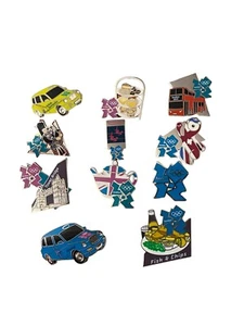 Olympic Pins London 2012 Set Of 11 All Have Pin Back - Picture 1 of 11