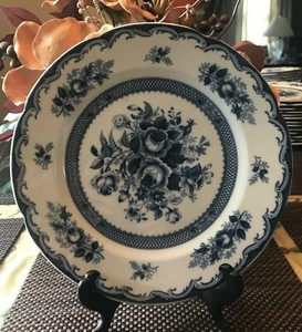 Antike blaue Rose feine China Essplatten Menge 2 - Bild 1 von 3