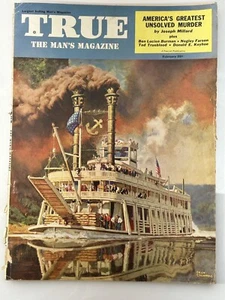 True - The Man's Magazine - Feb 1953 - Death March - Eskimo Joe - Sports - Picture 1 of 2