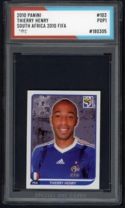 2010 PANINI THIERRY HENRY SOUTH AFRICA 2010 FIFA #103 SOC POP1 AUTHENTICATED - Picture 1 of 2