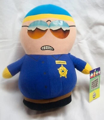 Comedy Central South Park CARTMAN AS POLICE OFFICER 10" Plush STUFFED ANIMAL NEW - Image 1 of 4