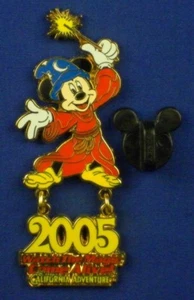 Varita de sujeción Hechicero Mickey Mouse California Aventura Cuelga OC Pin # 35362 - Imagen 1 de 5