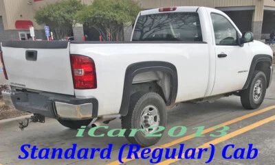 Fender Flares for 2007-2013 Chevy Silverado Reg & Extended Cab Std & Long Bed Foto 1 de 4