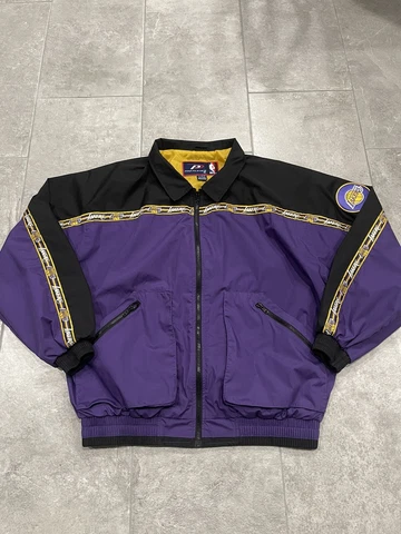 Vintage Pro Player Los Angeles Lakers Full Zip Windbreaker Jacket Men’s Size XL Cover