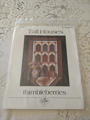 Tall Houses Quilt Pattern Thimbleberries #LJ 92252 (Lap or Wall) Sew Big Quilts - Image 1 of 3