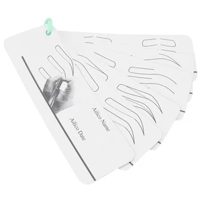 Microblading Eyebrow Praxis Schablonen Werkzeug Eyebrow Zeichnung Papier Sch FSK - Bild 1 von 23