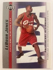 2003-04 Upper Deck Phenomenal Beginning Lebron James Rookie Card #15 - Picture 1 of 2