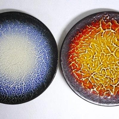 Koishiwara-yaki Set di stoviglie in gres ceramico giapponese fatte a mano 9,8... - Immagine 1 di 4