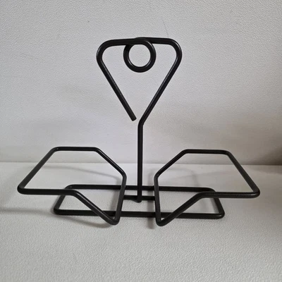 The Pampered Chef Small Bowl Caddy Simple Additions #1944 Black Metal New In Box - Image 1 of 4