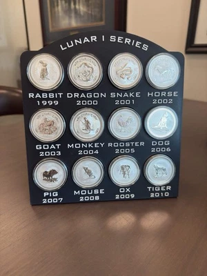 Complete Set Australia Lunar Series I (1999-2010) Custom Holder - Image 1 of 4