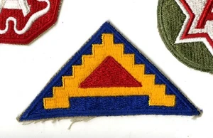 Séptimo Ejército Parche Espalda Blanco Segunda Guerra Mundial De Colección Patton Sicilia Italia Europa - Imagen 1 de 2