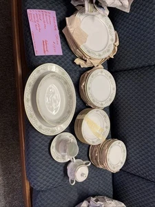 Set di Noritake Green Hill Fine China Set #2897 - Vedi foto ottime condizioni - Foto 1 di 9