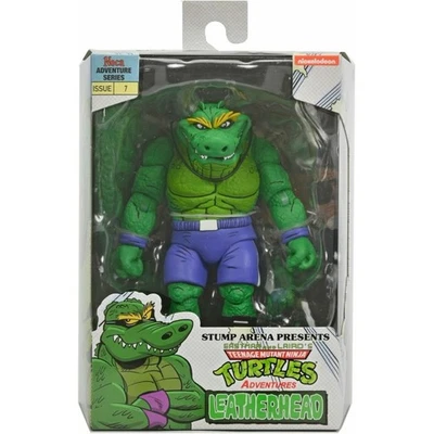 Neca : Teenage Mutant Ninja Turtles Archie Comics Stump Wrestling Leatherhead - Image 1 of 3