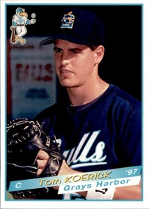 1997 Grays Harbor Gulls Tribüne #23 Tom Koerick Radnor Pennsylvania PA Karte - Bild 1 von 2
