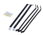 Cat Proofing Fence - Angled Wall Brackets Catio Enclosure Garden Security