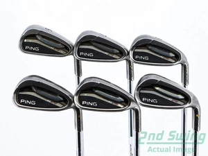 Ping G25 Iron Set 6-PW GW Steel Senior Right Yellow Dot 37.25in - Picture 1 of 9