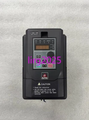 1pc used Alpha frequency converter ALPHA6000-3R75GB/31R5PB 0.75/1.5KW - Image 1 of 4
