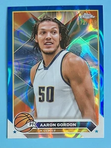 2023-24 Topps Chrome Blue Lava Refractor /149 Aaron Gordon #95 Denver - Picture 1 of 2