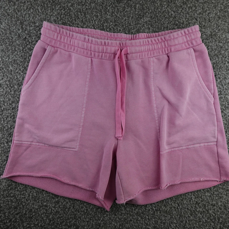 Pantalones Cortos C&C California Para Mujer Pequeño Salón Dobladillo Crudo Cordón Bolsillos Lavados al Sol Foto 1 de 4