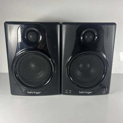 Behringer Media 40USB Bi-Amped Monitor Speakers FULLY WORKING - Image 1 of 4