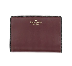 Cartera de cuero para mujer Kate Spade New York 250753 ciruela profunda - Imagen 1 de 3
