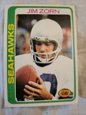 1978 Topps Jim Zorn card #383