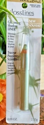 L'Oreal GLOSSLINES Glistening Shadow Liner Eyeshadow LIMELIGHT SHINE Light Green - Image 1 of 2