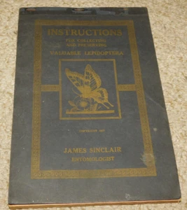 Vintage 1917 Instructions for Collecting and Preserving Valuable Lepidoptera - Picture 1 of 3