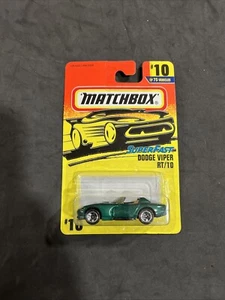 Matchbox SuperFast. Dodge Viper RT/10 #10 verde ¡Nuevo en paquete! - Imagen 1 de 4