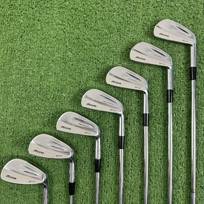 "Juego de hierro forjado Mizuno MP-67 MP67 3-PW Nº 8 hierro dinámico dorado S300 rígido +1/2""" Foto 1 de 4