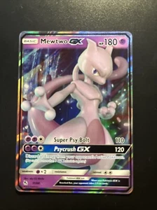 Mewtwo GX 31/68 Hidden Fates Holo Pokemon TCG NM / Mint Sun and Moon - Picture 1 of 2