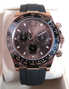 Rolex Daytona Rose Gold, Chocolate Dial Oysterflex Box & Papers - 116515LN - Picture 1 of 10