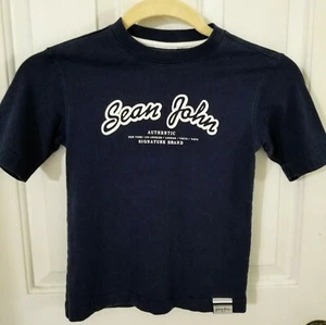 Vintage Sean John Clothing Boys S 4 Spellout Signature Cities T-Shirt Rap Hiphop - Picture 1 of 10