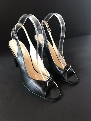 Banana Republic 皮革露趾露背凉鞋 US9.5 — 第 1/4 张图片