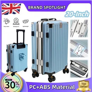 20 Inch Carry-on Luggage with Cup Holder 2 USB Ports for Travel and Business NEW - Picture 1 of 12